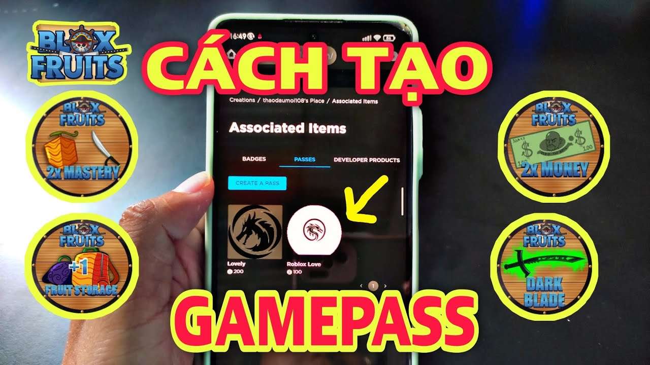 CÁCH TẠO LINK GAMEPASS